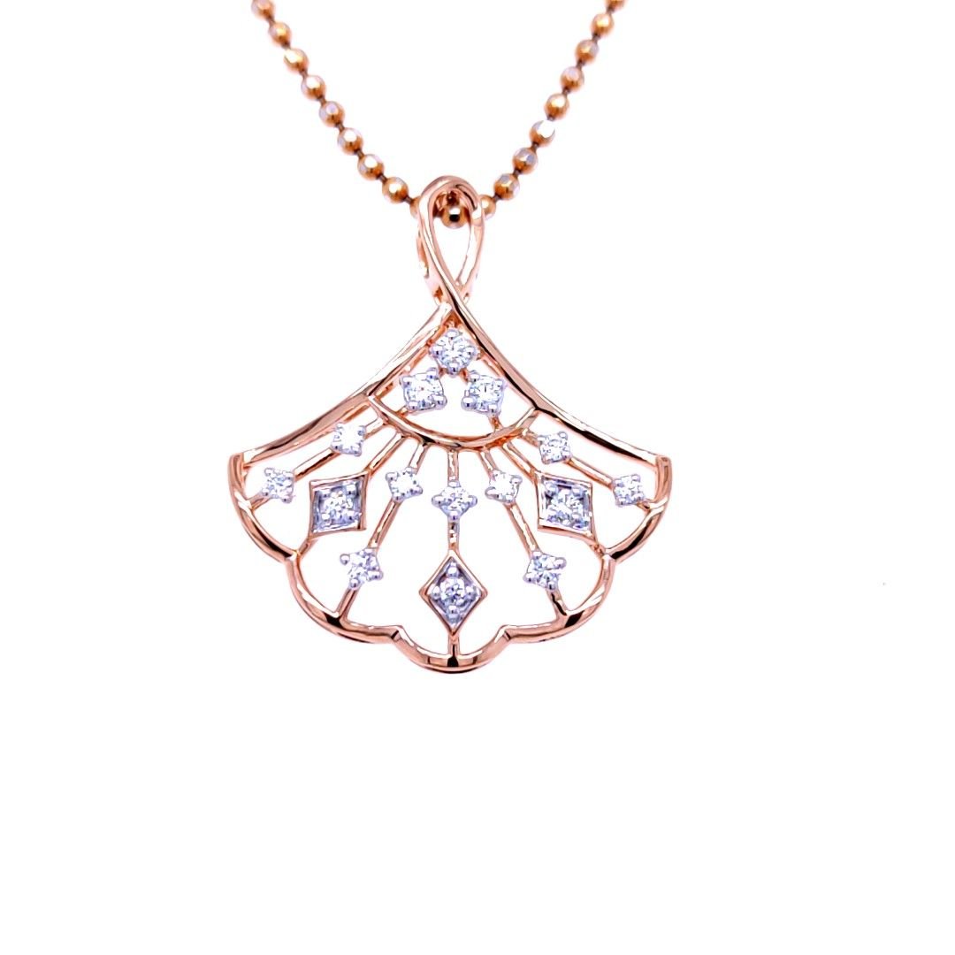 Mesmerising diamond pendant and earring set