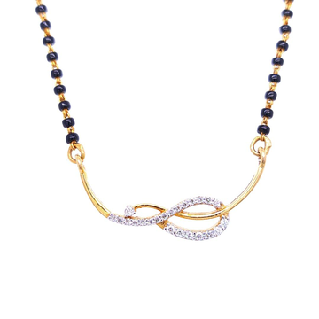 Infinity diamond mangalsutra