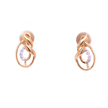 Fancy delicate diamond earring for special occasio...