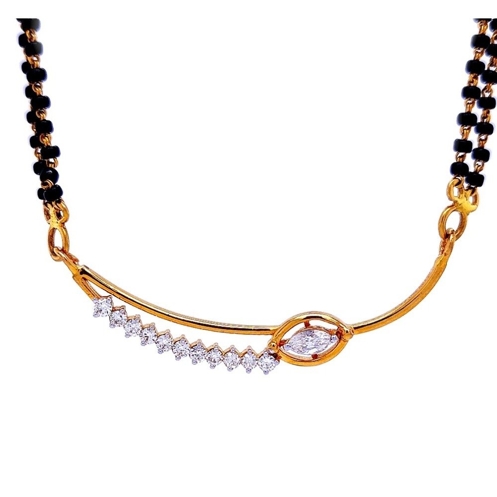 Ojasvini diamond mangalsutra