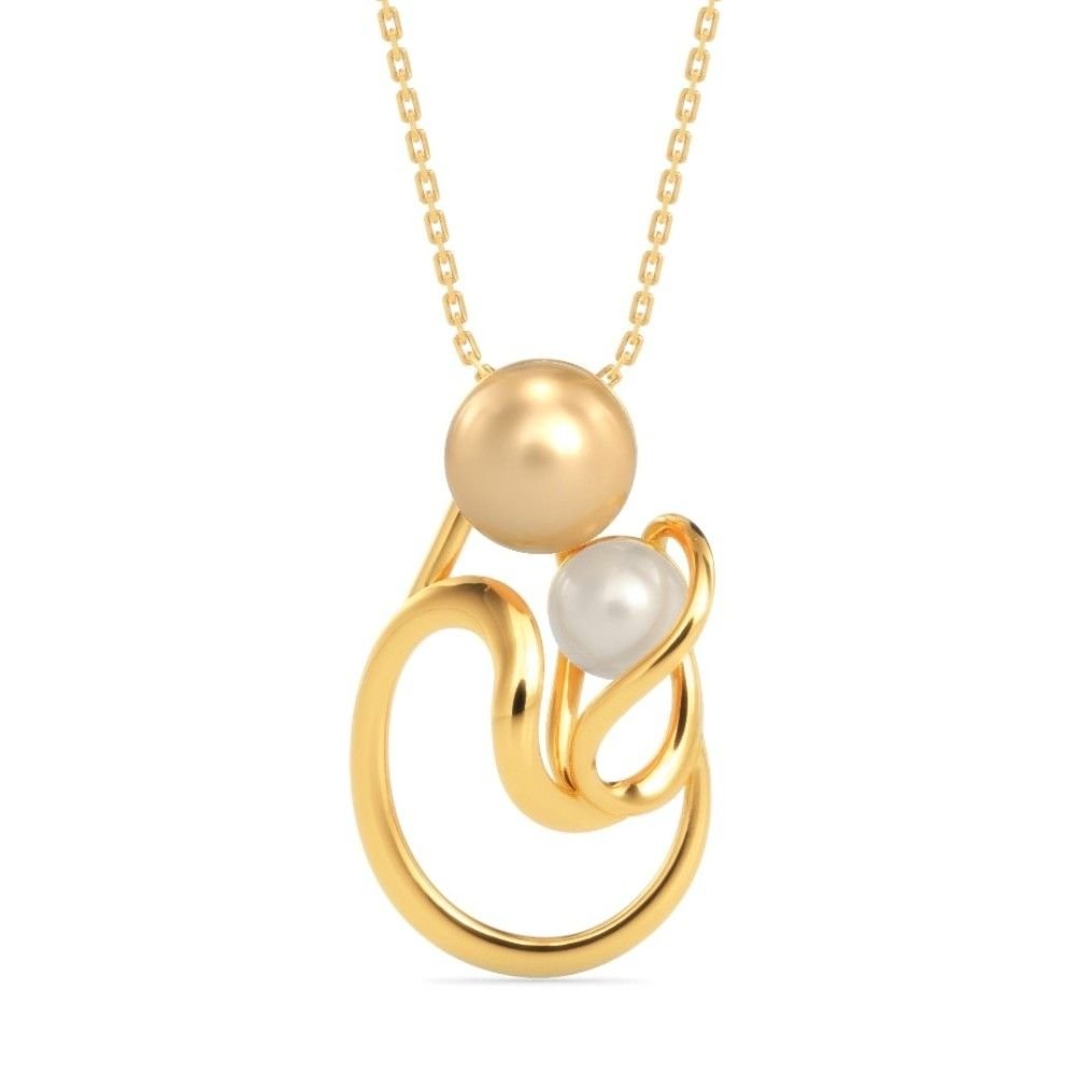 Mother Pearl Diamond Pendant