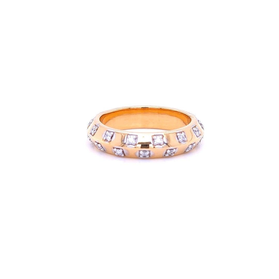 Subtle shimmer diamond ring