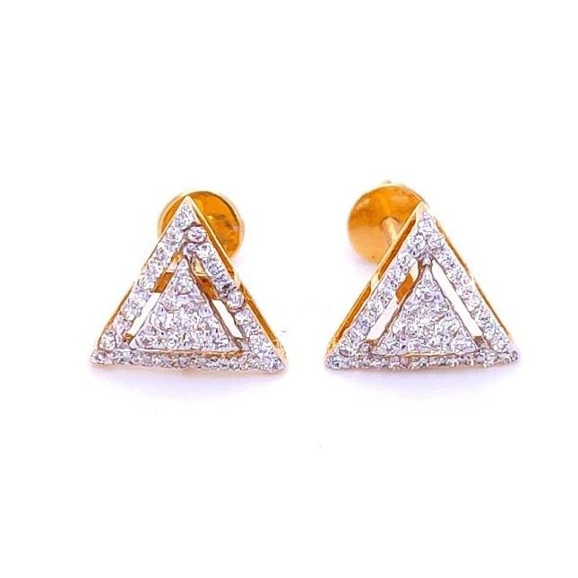Buy Statement Diamond Earrings in Rose Gold Online | ORRA