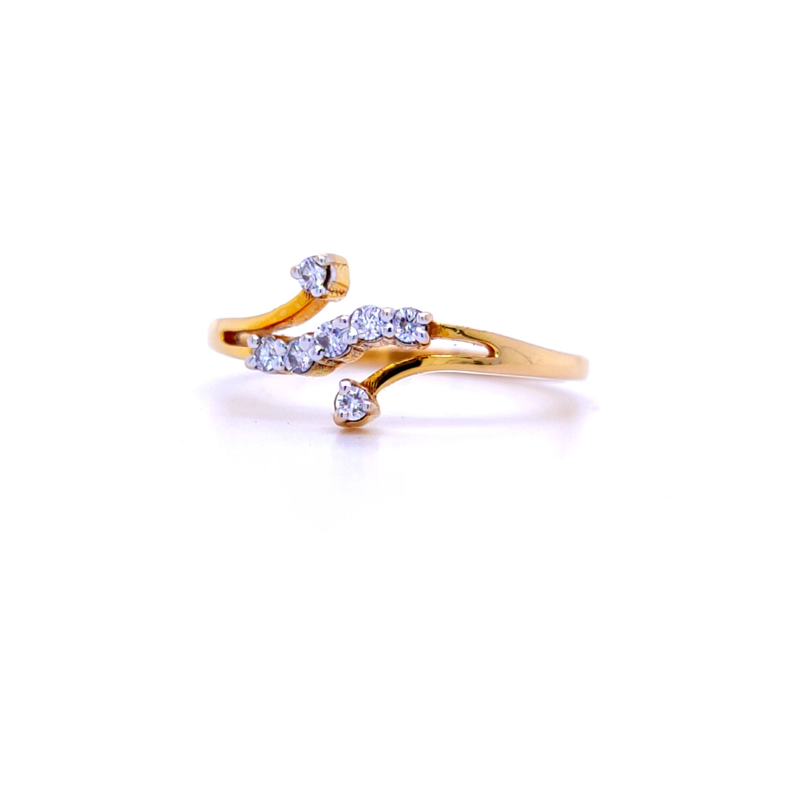 Dazzle diamond ring 7 diamonds