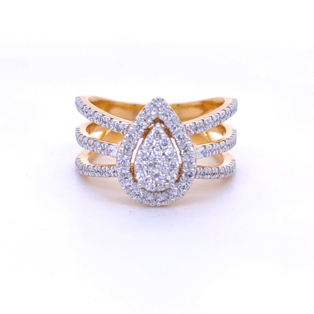 Millie Linear Diamond Ring