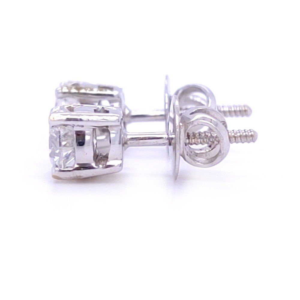 Hermosa solitaire diamond earrings