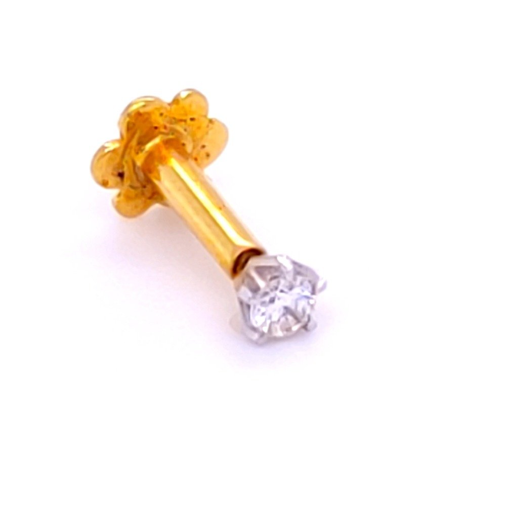 Liza one diamond nose pin