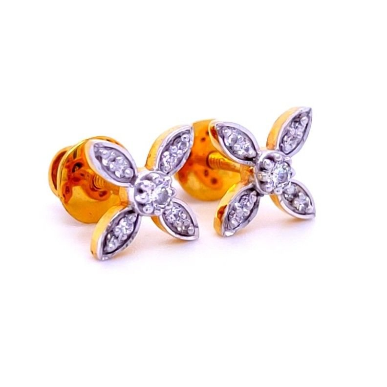 Flamingo four way diamond earring studs