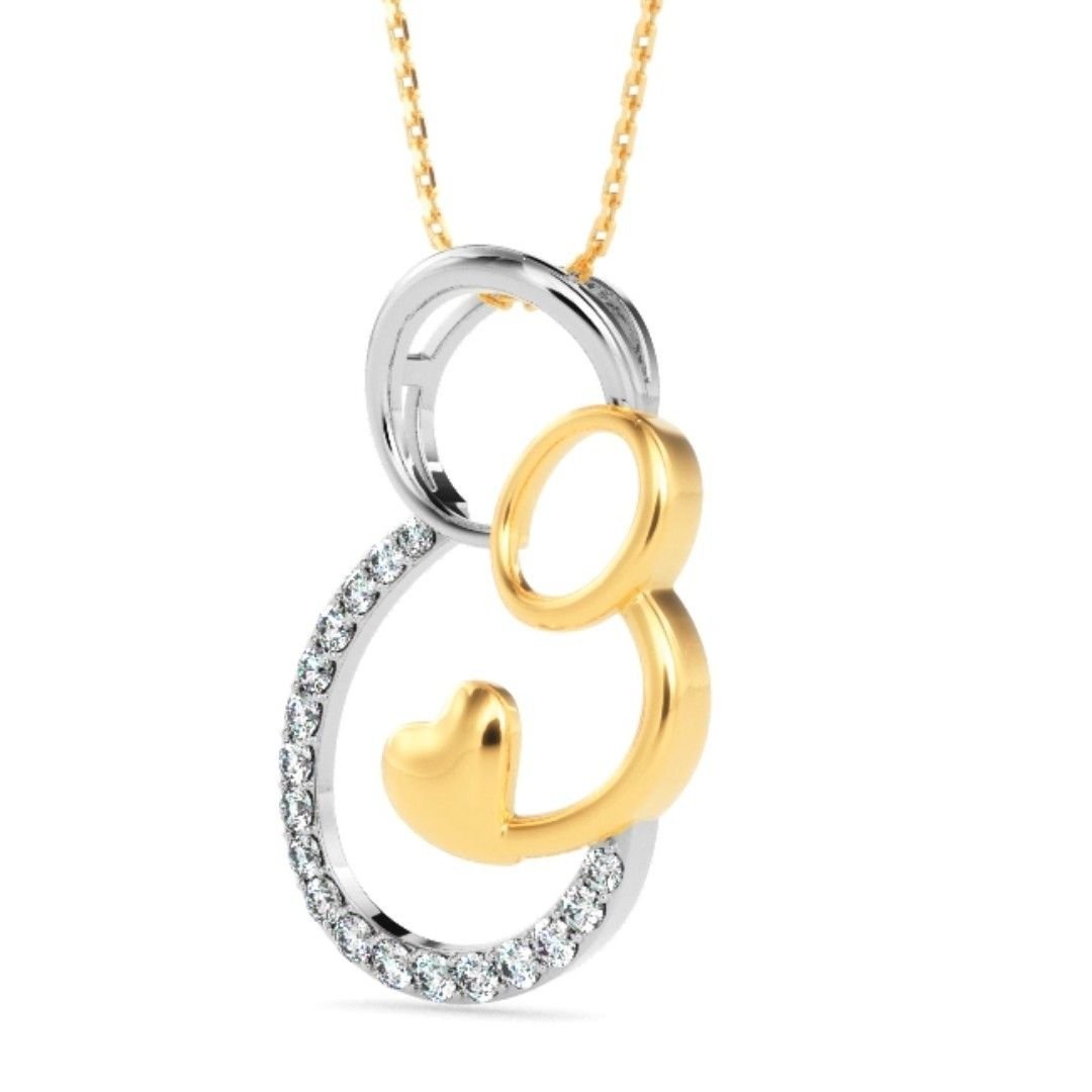 Motherly Affection diamond pendant